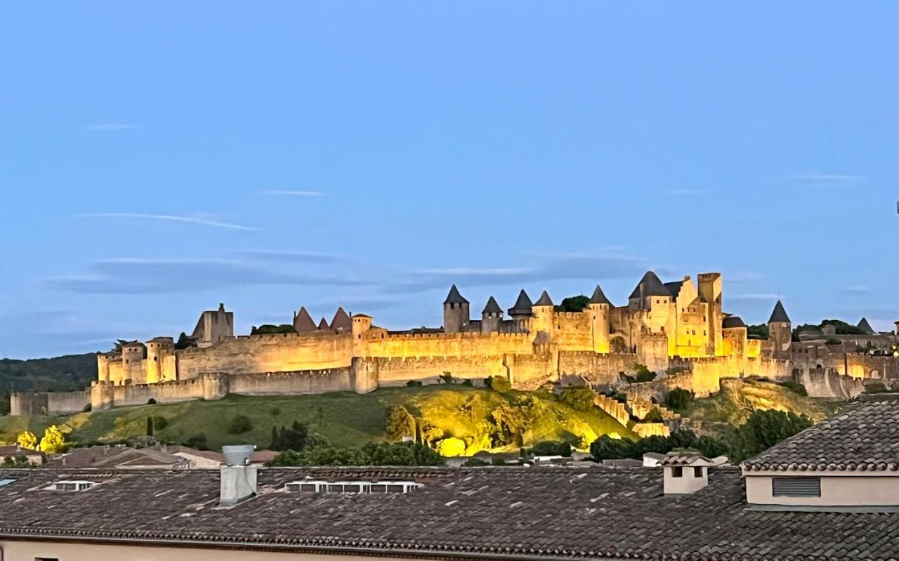 Appartement L'Oliveraie - La Cite Plein Les Yeux Carcassonne Dış mekan fotoğraf