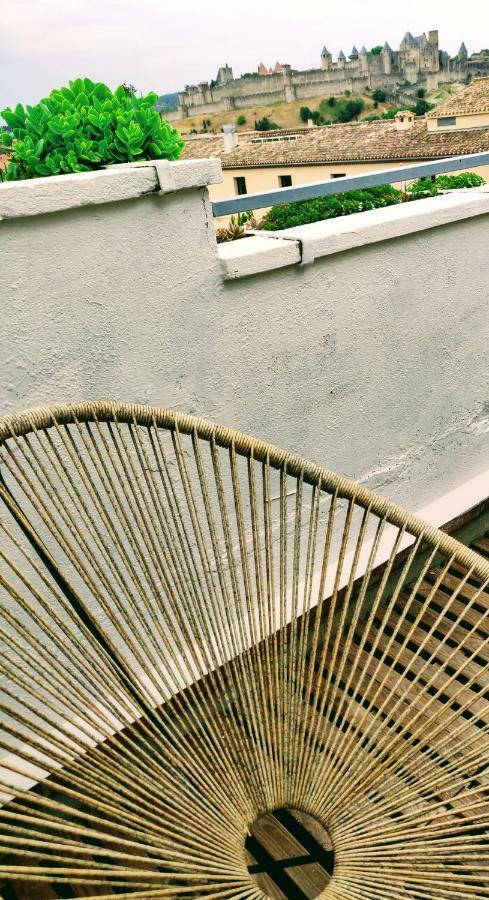 Appartement L'Oliveraie - La Cite Plein Les Yeux Carcassonne Dış mekan fotoğraf