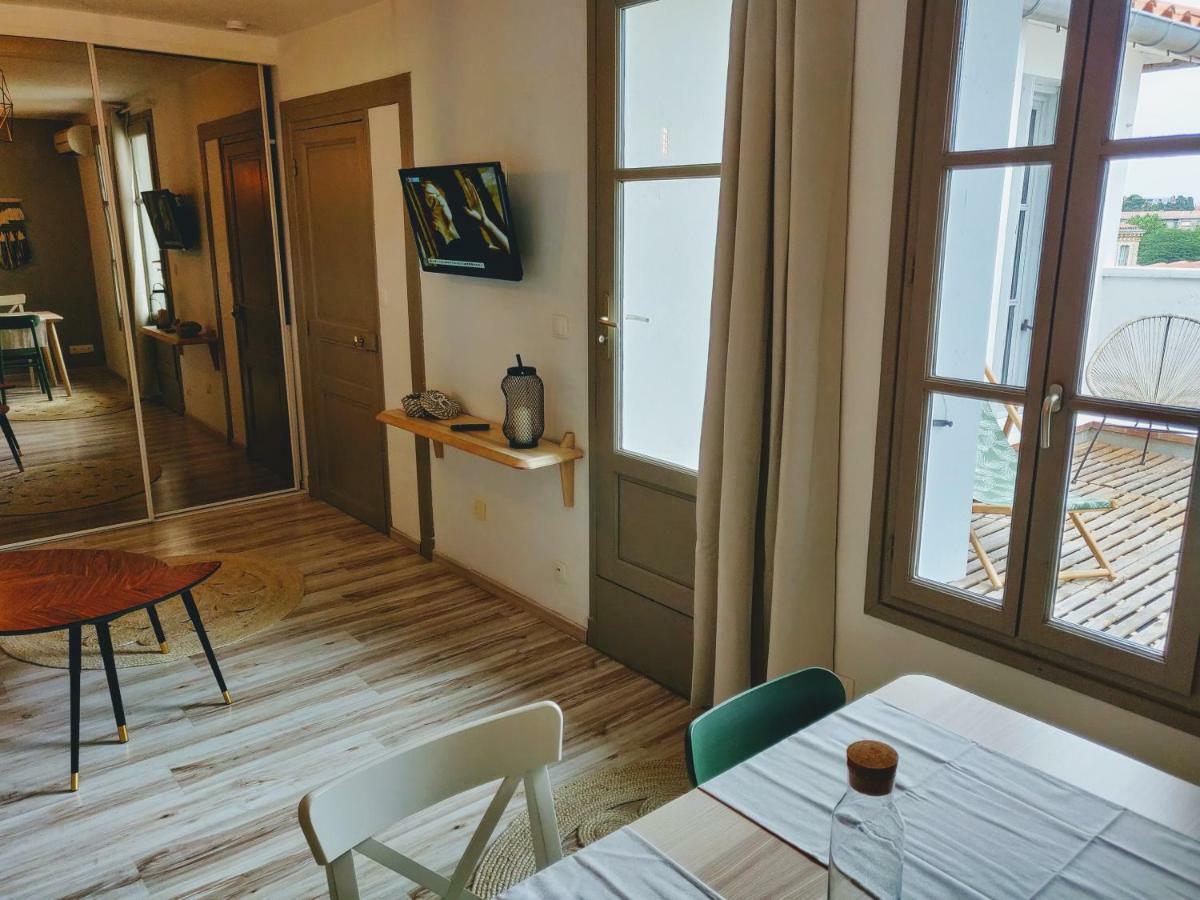 Appartement L'Oliveraie - La Cite Plein Les Yeux Carcassonne Dış mekan fotoğraf