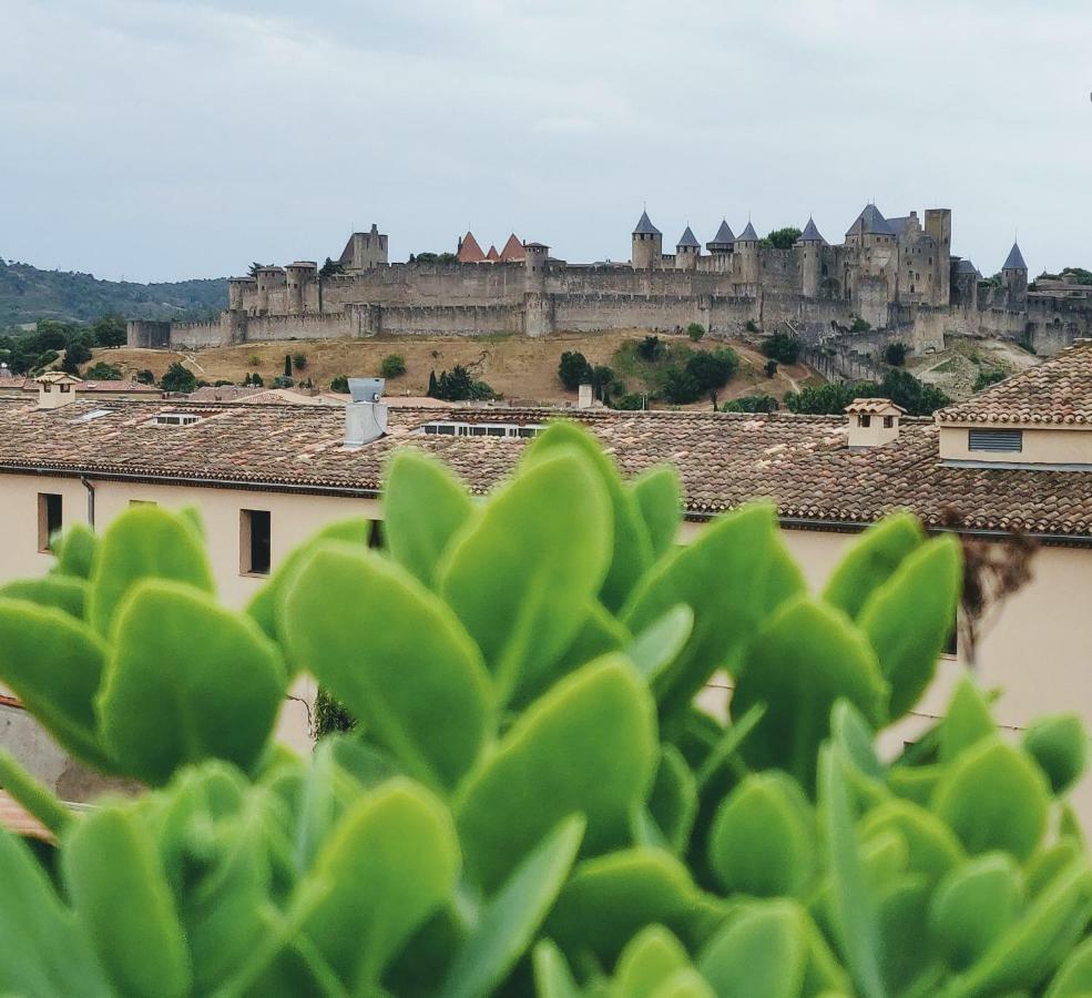 Appartement L'Oliveraie - La Cite Plein Les Yeux Carcassonne Dış mekan fotoğraf
