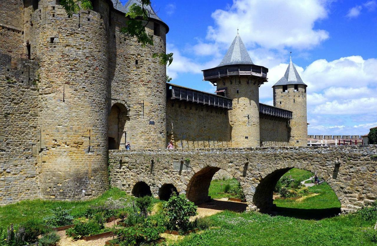 Appartement L'Oliveraie - La Cite Plein Les Yeux Carcassonne Dış mekan fotoğraf